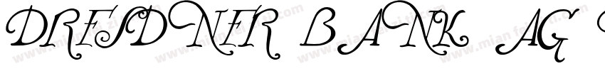 Dresdner Bank AG Tit字体转换